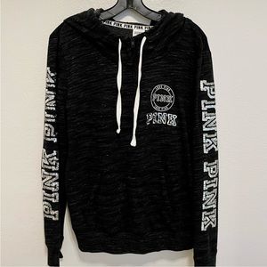 VS PINK Sequin Quarter Zip